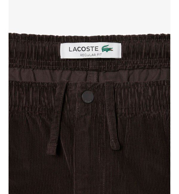 LACOSTE「イージー細畝コーデュロイパンツ」|チノ|