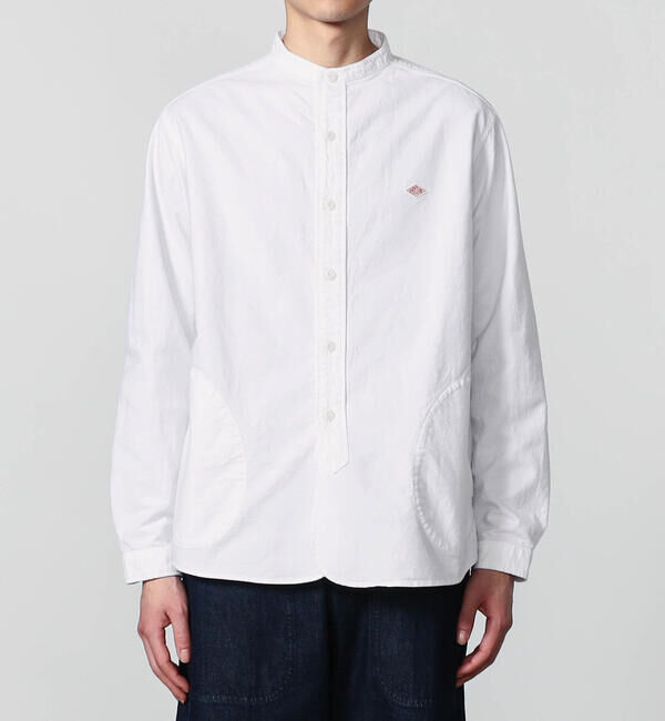 DANTON「DANTON | オックスフォード バンドカラーシャツ SOLID MEN」|シャツ・ブラウス|