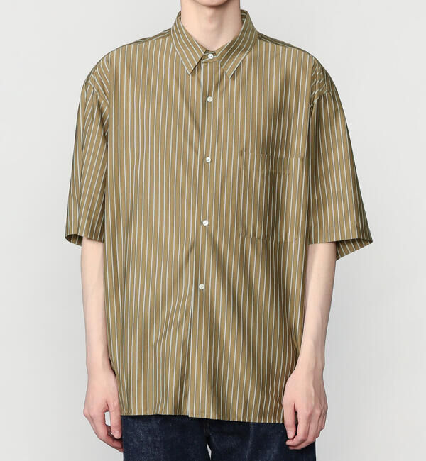 「GOOD PEOPLE GOOD STITCHING GOOD PRODUCT | 〈別注〉ストライプ ハーフスリーブシャツ MEN」|シャツ・ブラウス|