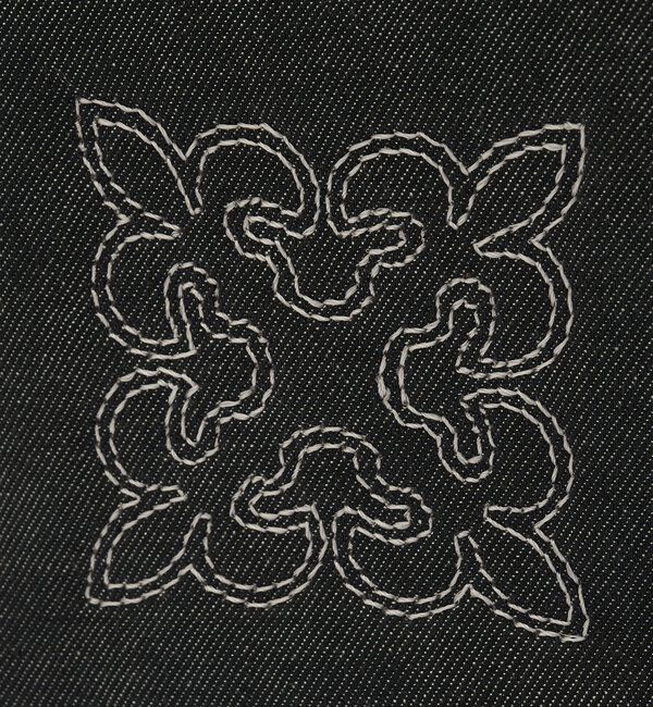  「【刺繍モノグラム】デニム2WAYトートバッグ」|トートバッグ|