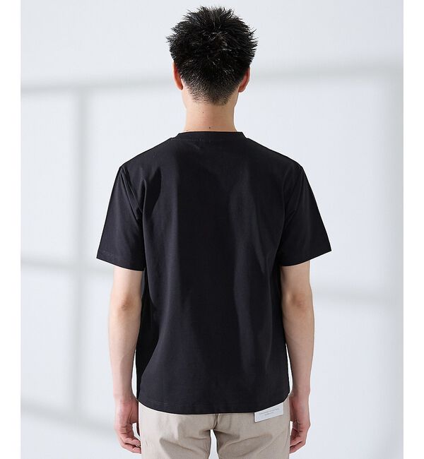 ABAHOUSE「【SMART CLOSET】シルケット天竺 クルーネック 半袖Tシャツ / 接触」|Tシャツ・カットソー|