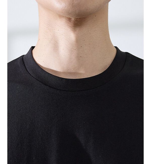ABAHOUSE「【SMART CLOSET】シルケット天竺 クルーネック 半袖Tシャツ / 接触」|Tシャツ・カットソー|