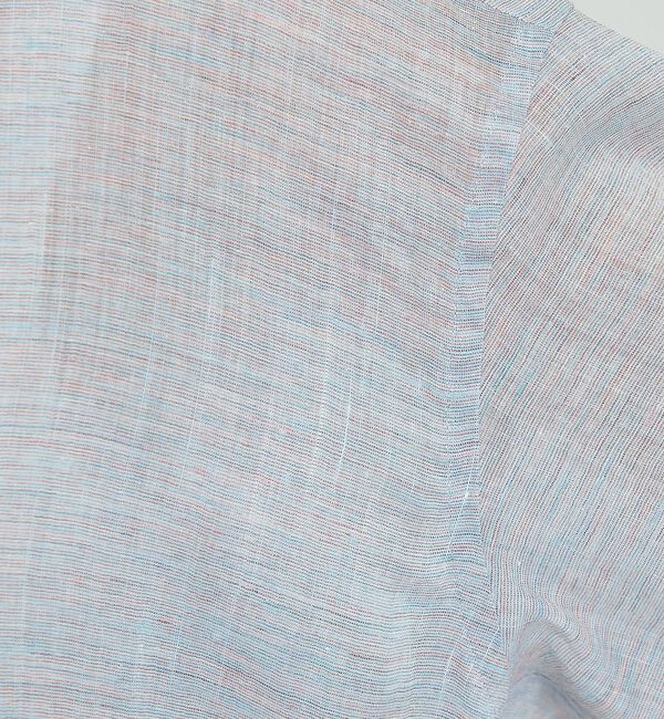qualite「【大人の夏シャツ】リネン混レギュラーシャツ」|シャツ・ブラウス|