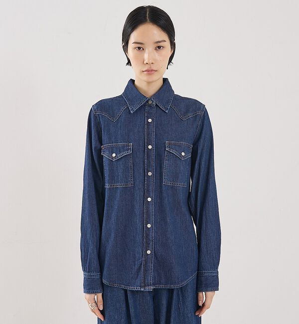 The Store by C' 「【TWP】Cowboy Take Me Away Shirt／デニムシャツ」|シャツ・ブラウス|