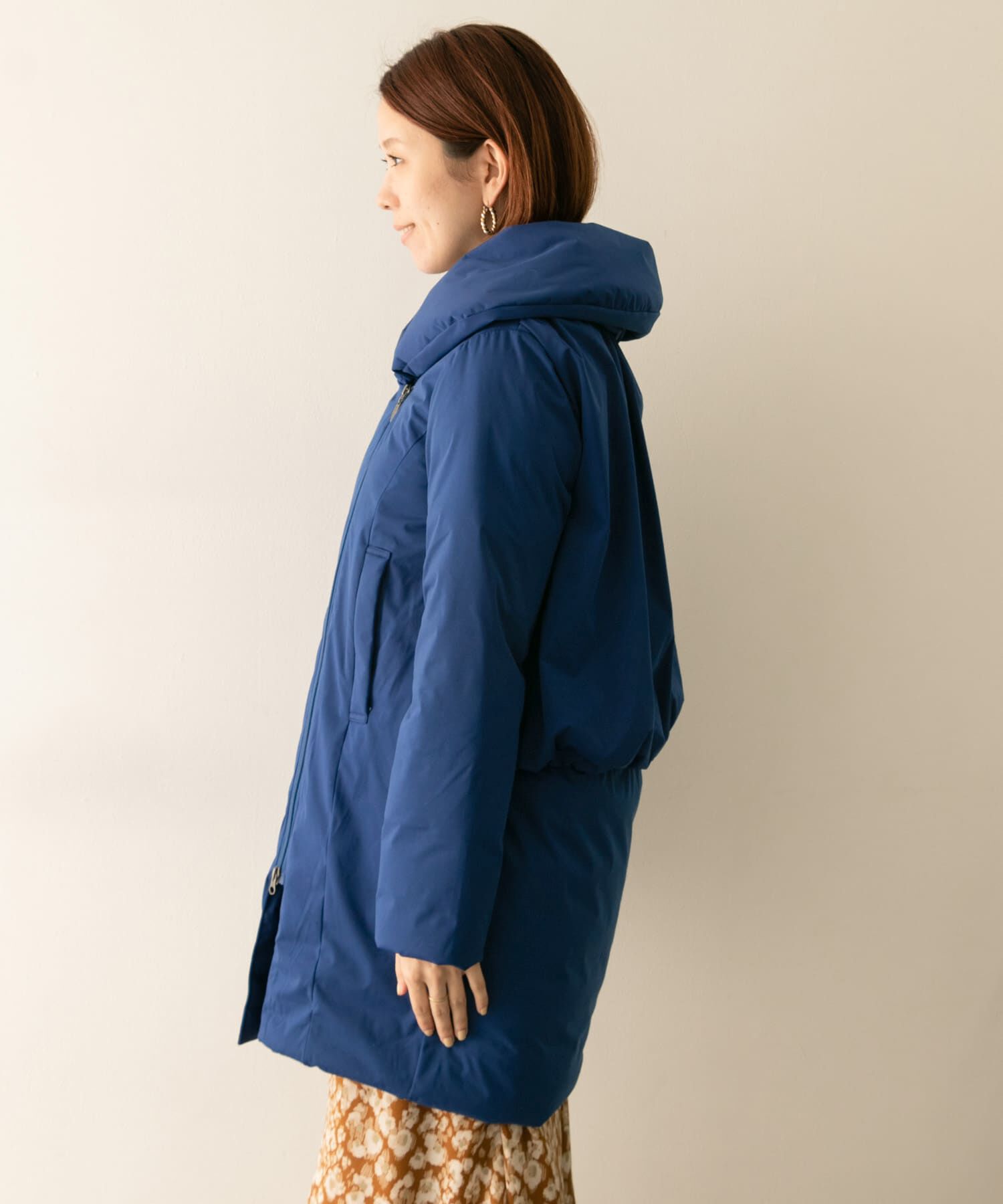 URBAN RESEARCH「YOSOOU　Shawl Back Gather Coat」|ダウン|