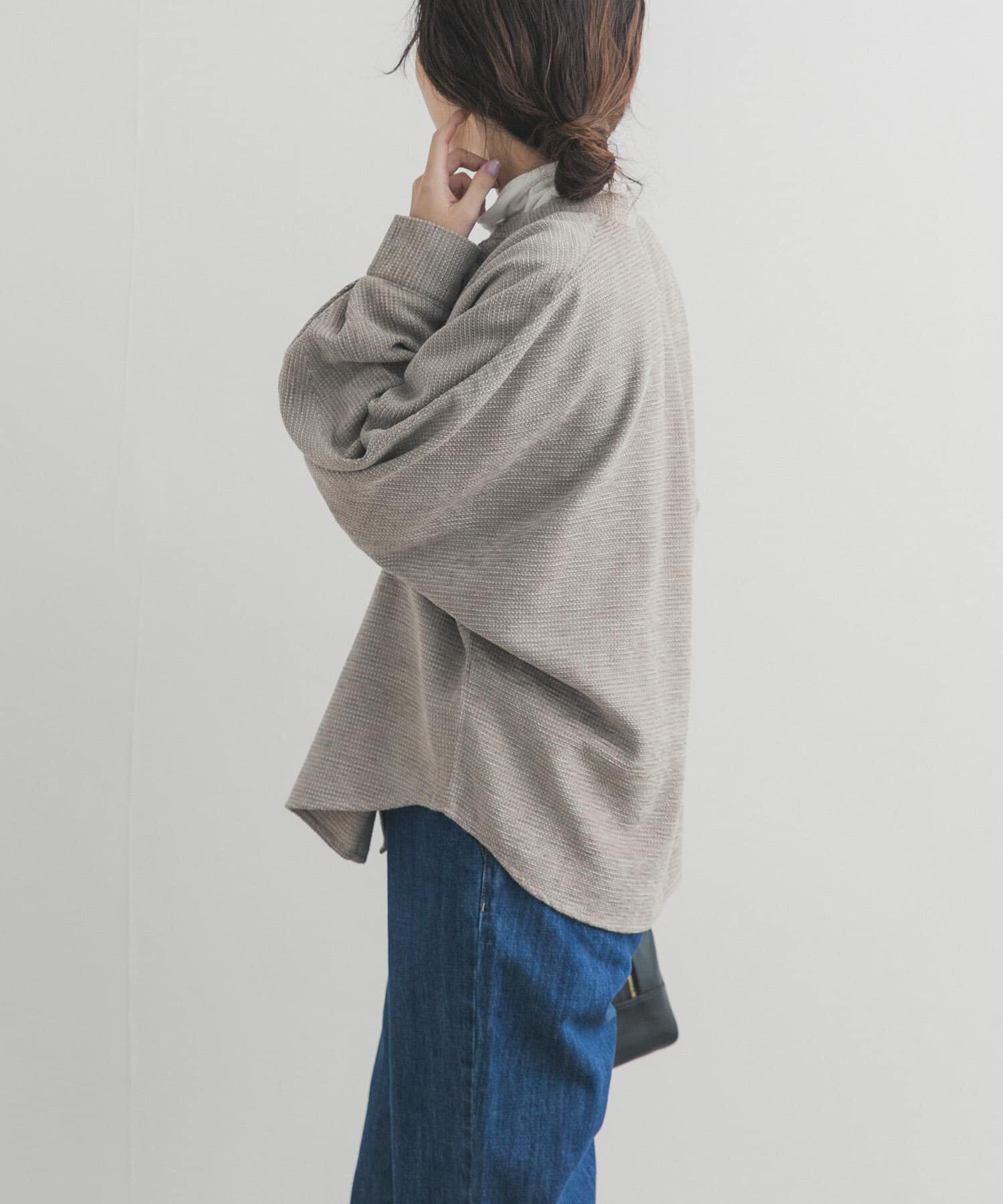 URBAN RESEARCH DOORS「ドルマンバンドカラーシャツ」|シャツ・ブラウス|