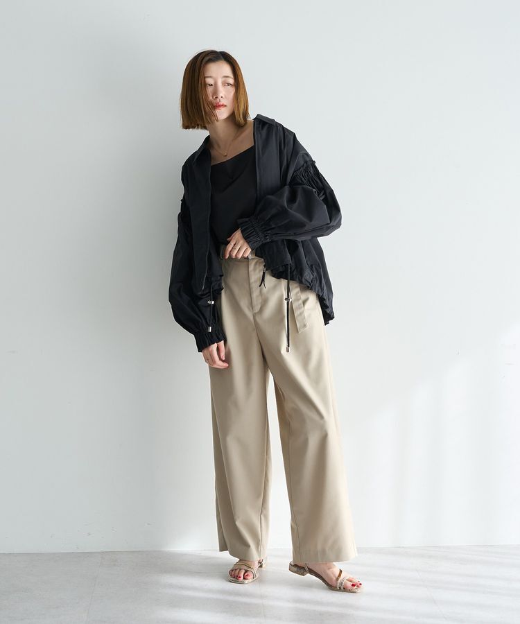 YECCA VECCA「ベルト付きカーヴィーパンツ」|その他|