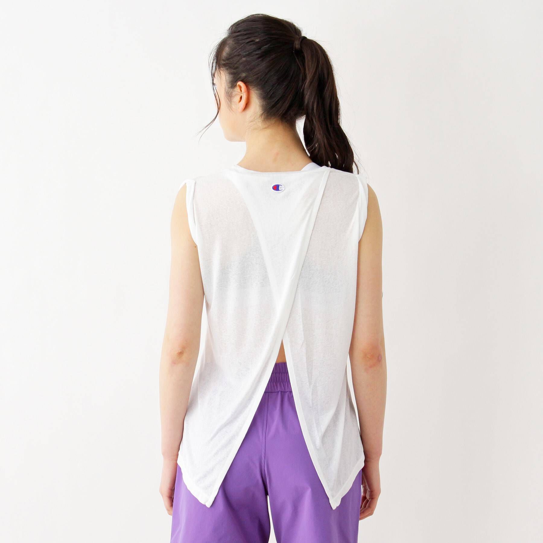 grove「【WEB限定】Champion ノースリーブＴシャツ」|Tシャツ・カットソー|