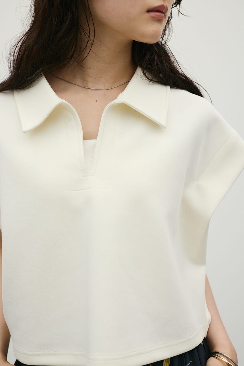 STYLEMIXER「スキッパーダンボールカットトップ」|Tシャツ・カットソー|