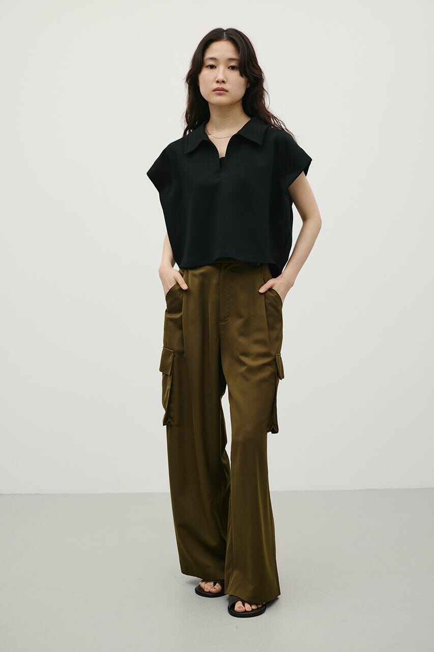 STYLEMIXER「スキッパーダンボールカットトップ」|Tシャツ・カットソー|