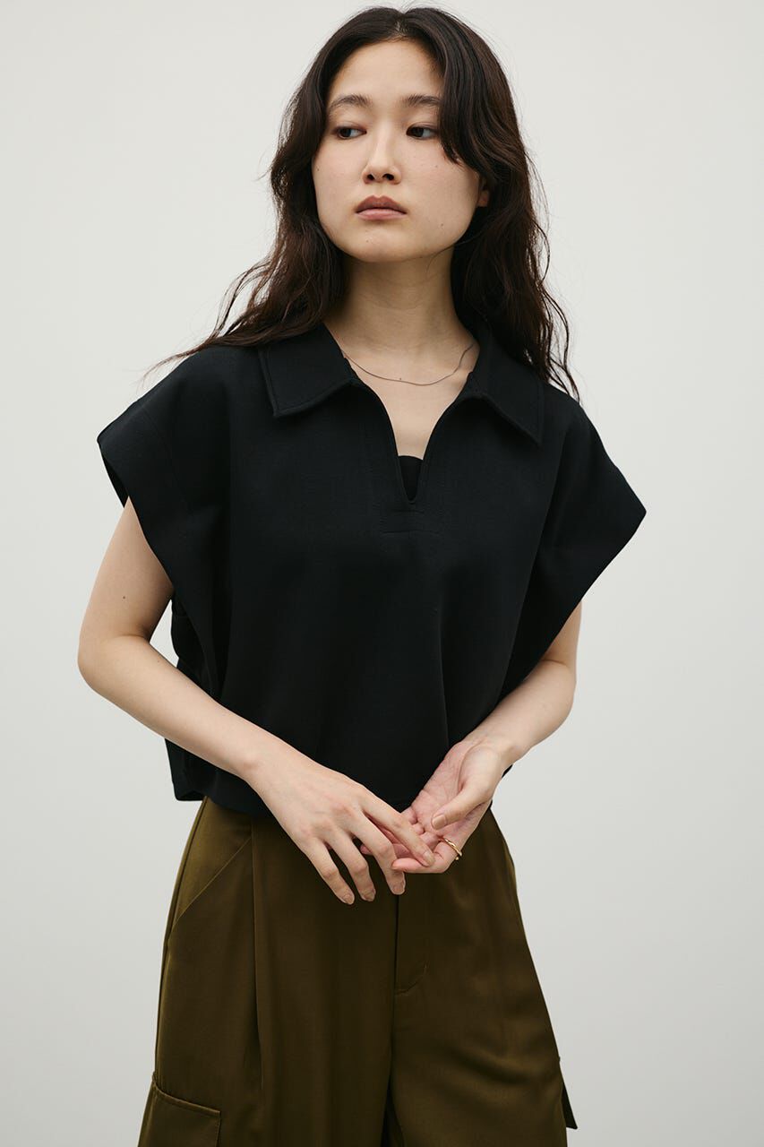 STYLEMIXER「スキッパーダンボールカットトップ」|Tシャツ・カットソー|