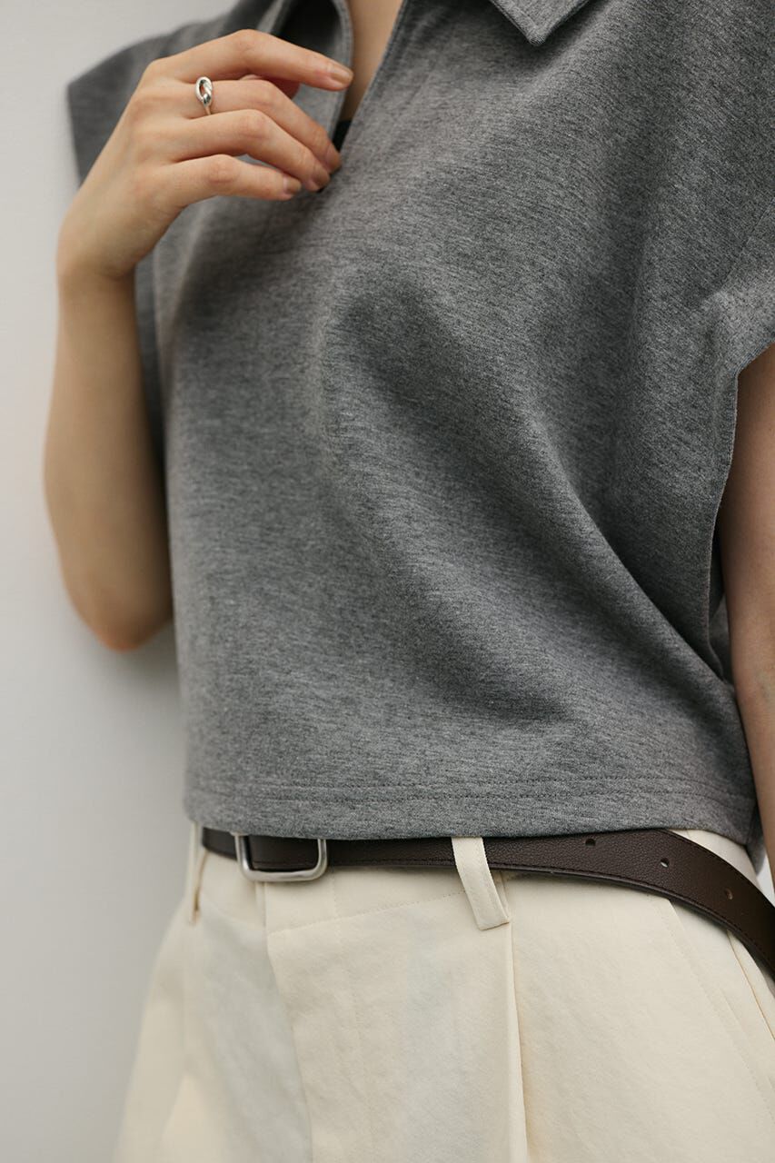 STYLEMIXER「スキッパーダンボールカットトップ」|Tシャツ・カットソー|