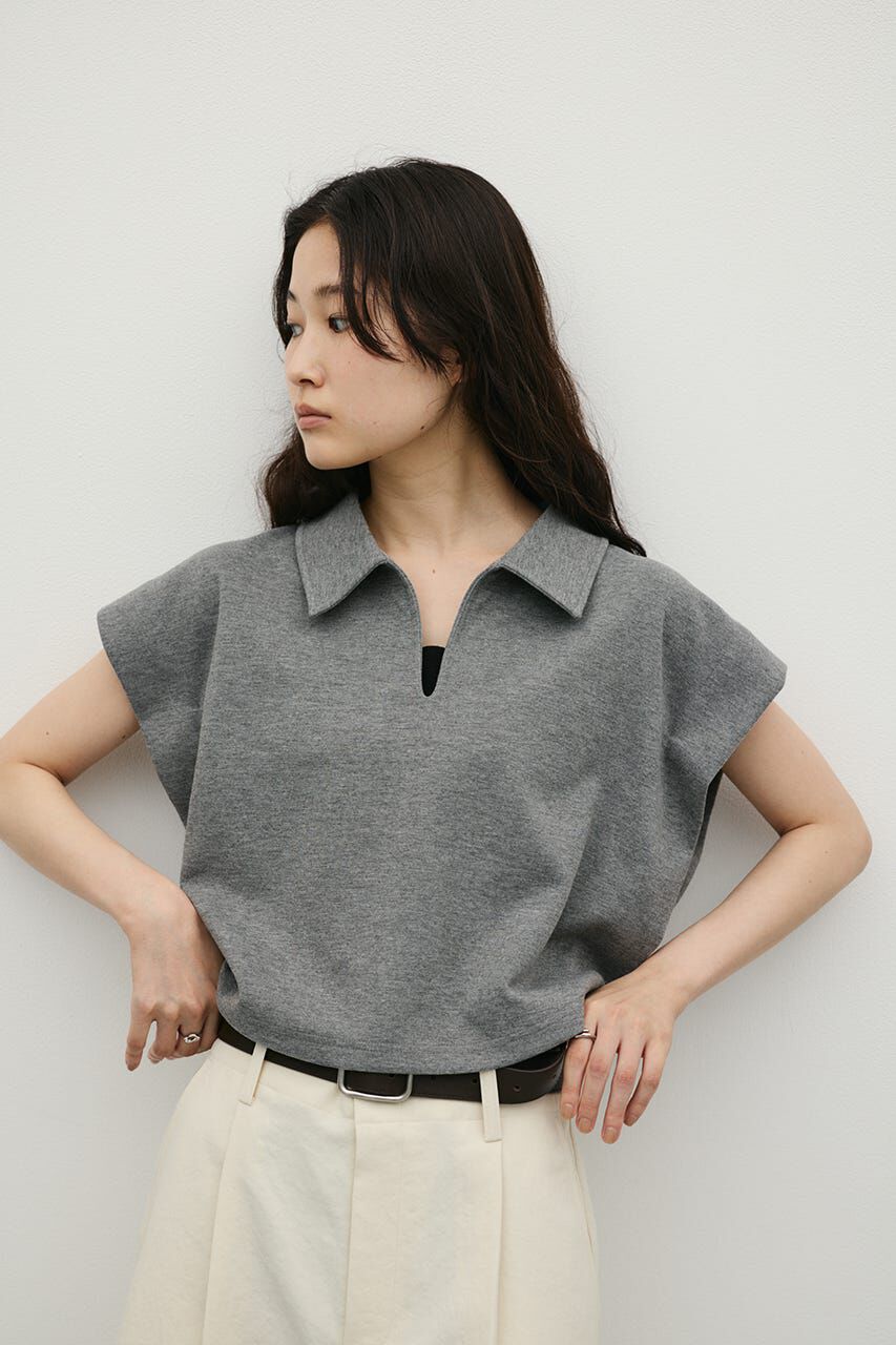 STYLEMIXER「スキッパーダンボールカットトップ」|Tシャツ・カットソー|