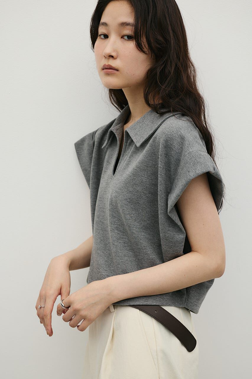 STYLEMIXER「スキッパーダンボールカットトップ」|Tシャツ・カットソー|
