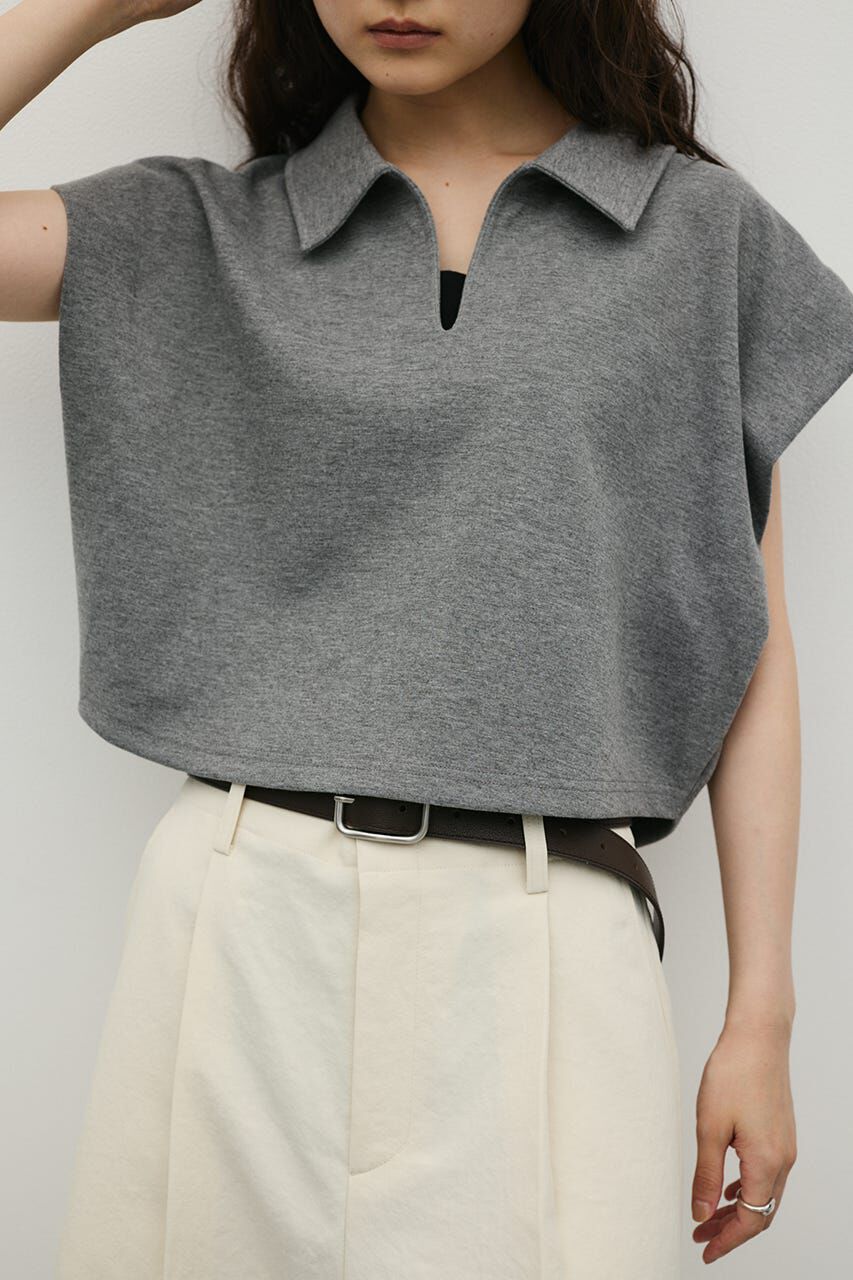 STYLEMIXER「スキッパーダンボールカットトップ」|Tシャツ・カットソー|