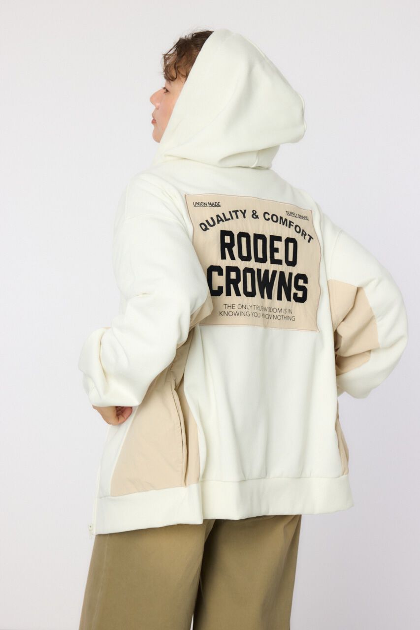 RODEO CROWNS「ナイロンアップリケロゴZIPパーカー」|パーカー|IVOY3