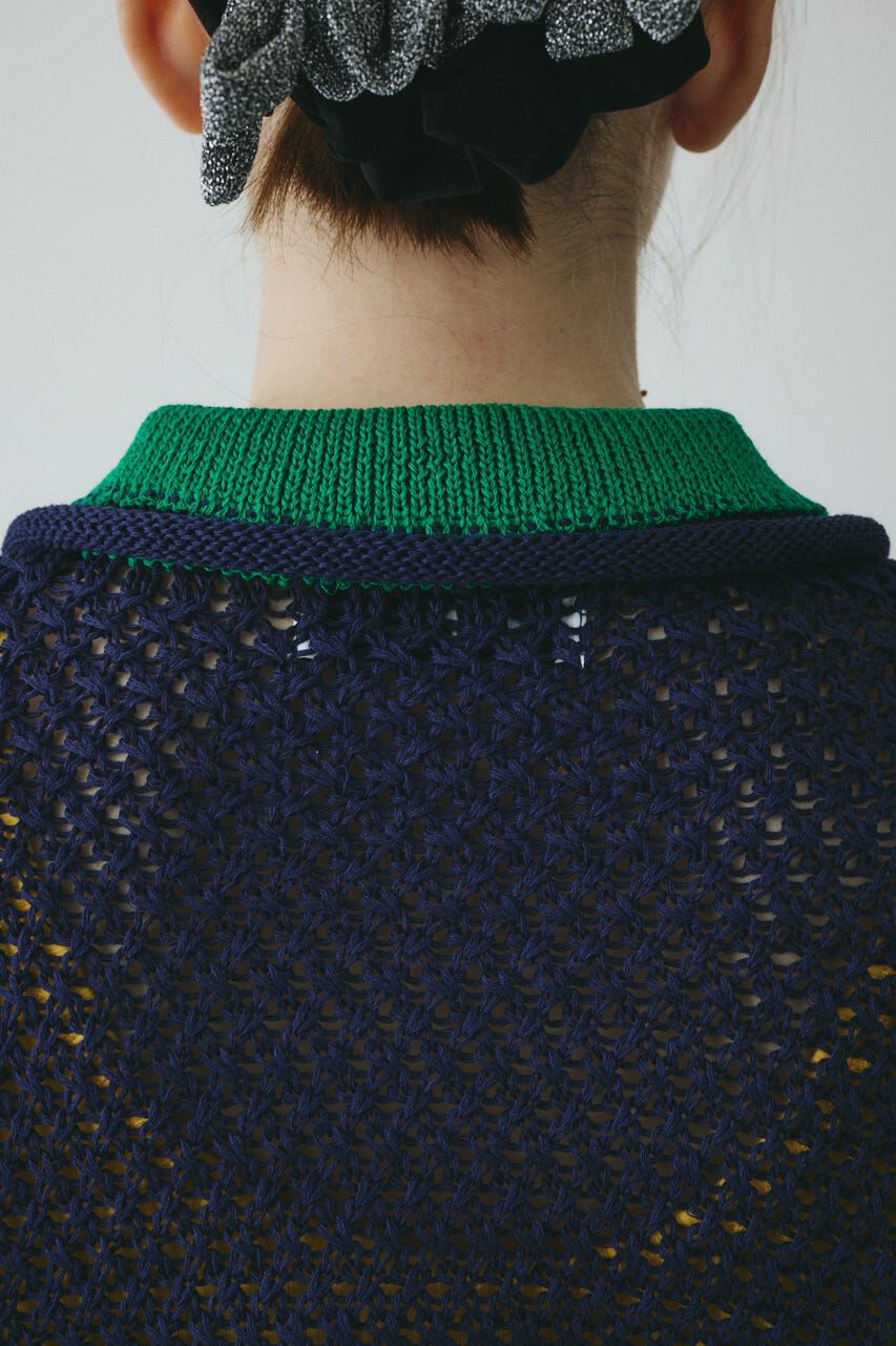 HeRIN.CYE「［予約］Mesh knit pull over」|ニット・セーター|