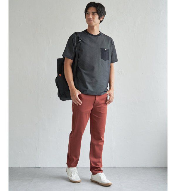 ikka「【雑誌MonoMax4月号掲載】GOKU楽パンツ EASY STRETCH 5ポケット「小泉孝太郎さん着用モデル」」|その他|