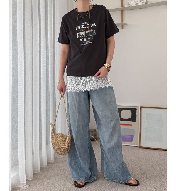 Lbc with Life「【接触冷感】フォトロゴTシャツ」|Tシャツ・カットソー|