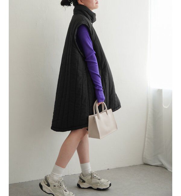VENCE share style「袖取り外し縦キルト中綿コート」|その他|