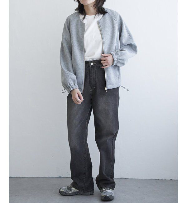 VENCE share style「ダンボールポンチノーカラージャケット」|その他|