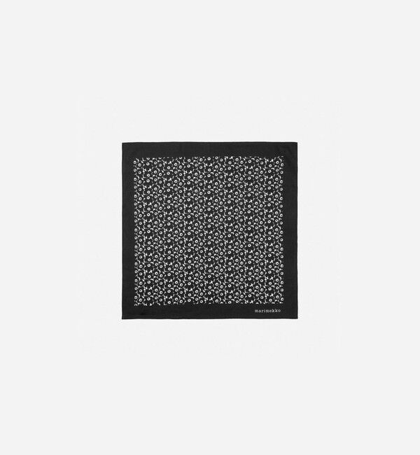 Marimekko「Astrilli Mini Unikko スカーフ」|その他|ブラック