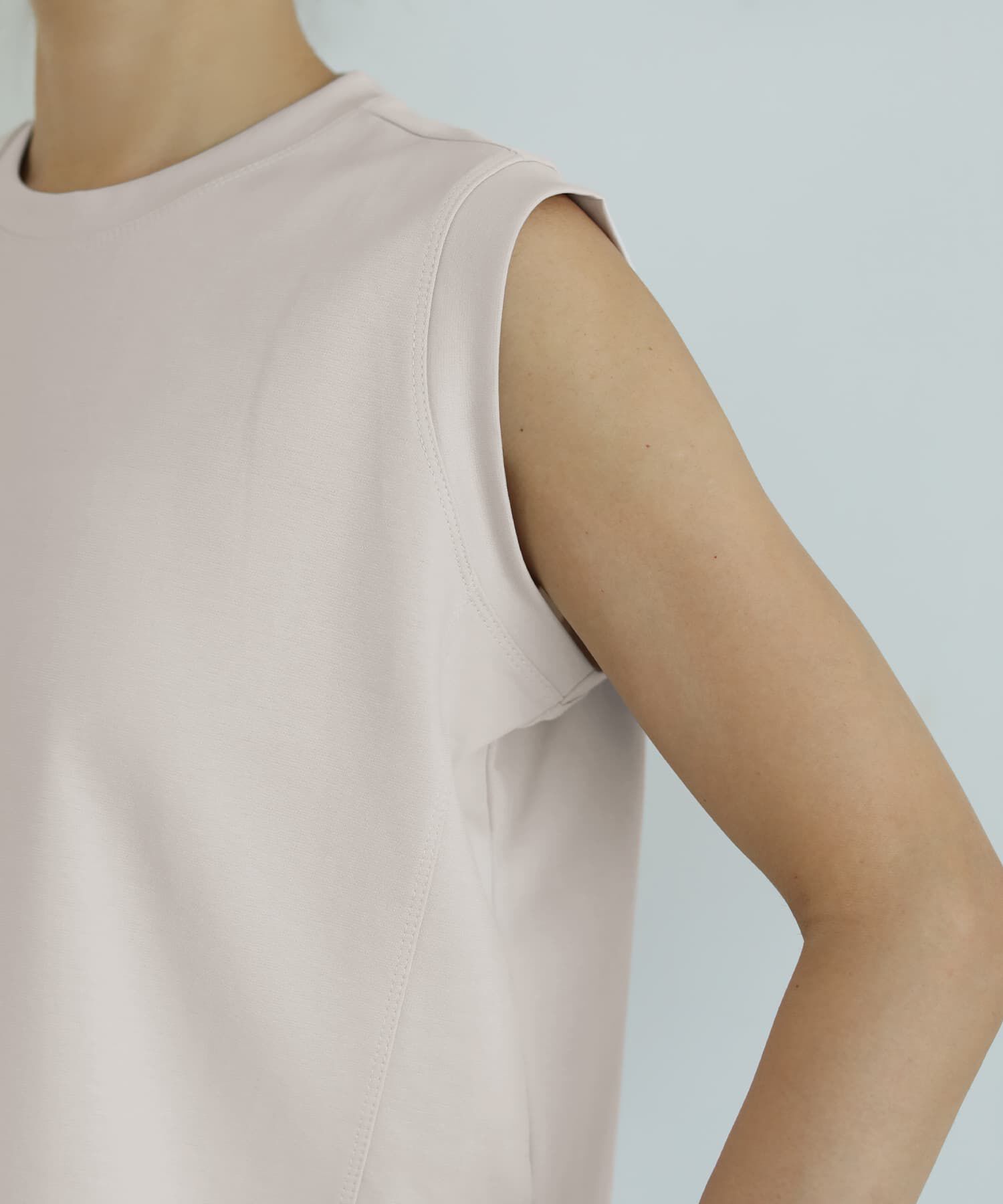 STYLE DELI「【selection】ハリ感スムースノースリトップス」|タンクトップ|