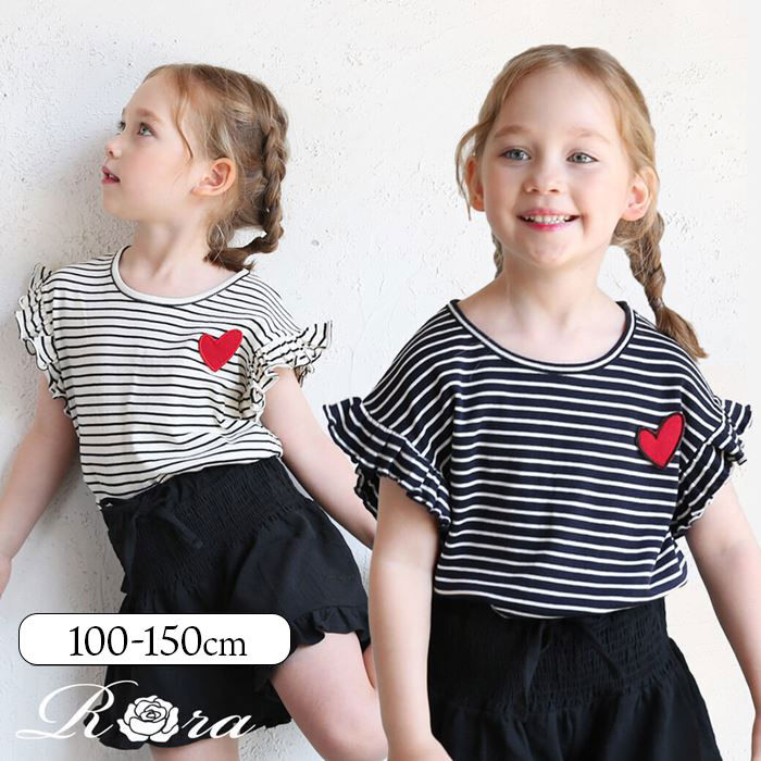 BACKYARD FAMILY「キッズ Tシャツ 半袖 女の子 通販 カットソー 73022401 半袖Tシャツ 夏服 フリル」|その他|