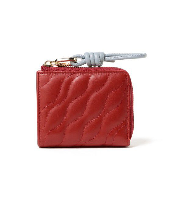 Ray BEAMS 「【別注】BEAURE / キルト ウォレット | 新生活・通勤・通学・新学期」|財布|RED