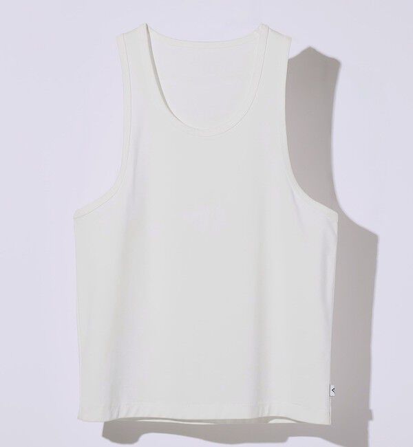 SHIPS「City Ambient Products: 〈接触冷感/抗菌加工〉AIR COOL リブ タンクトップ」|タンクトップ|ホワイト