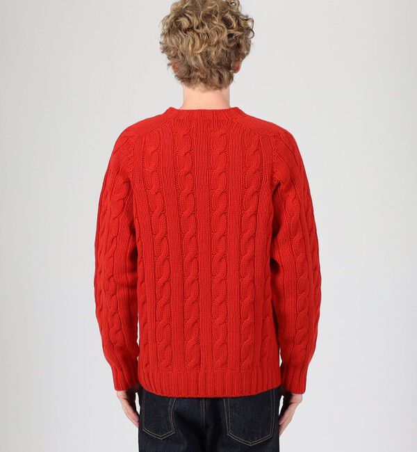 TOMORROWLAND BUYING WEAR「INVERALLAN ウールケーブル クルーネックプルオーバーニット」|ニット・セーター|