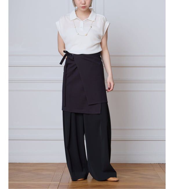 IENA LA BOUCLE「seya. セヤ MESH POLO NK07318J26」|ポロシャツ|