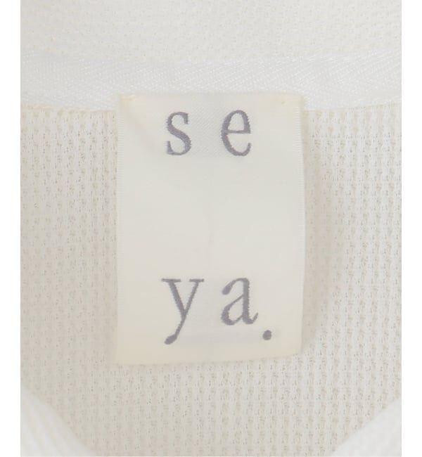 IENA LA BOUCLE「seya. セヤ MESH POLO NK07318J26」|ポロシャツ|
