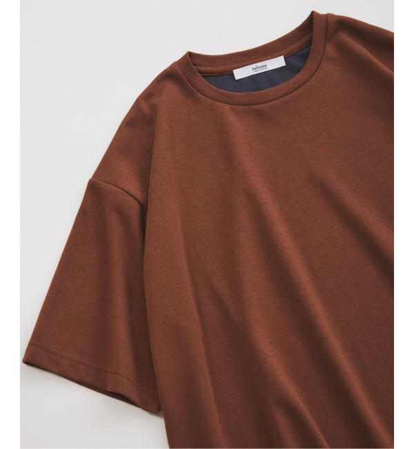 JOURNAL STANDARD relume「コントラスト クルーネック ポンチTシャツ」|Tシャツ・カットソー|