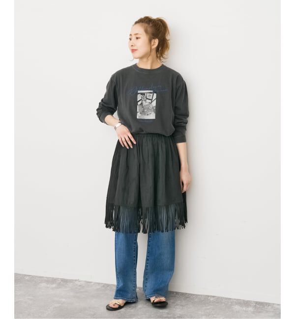 Spick and Span「crinkle crinkle crinkle 別注フリンジキャミ*」|キャミソール|