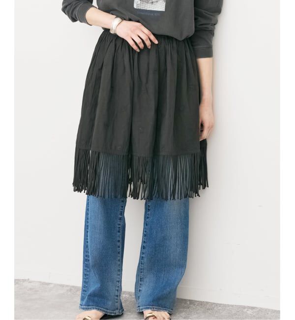 Spick and Span「crinkle crinkle crinkle 別注フリンジキャミ*」|キャミソール|