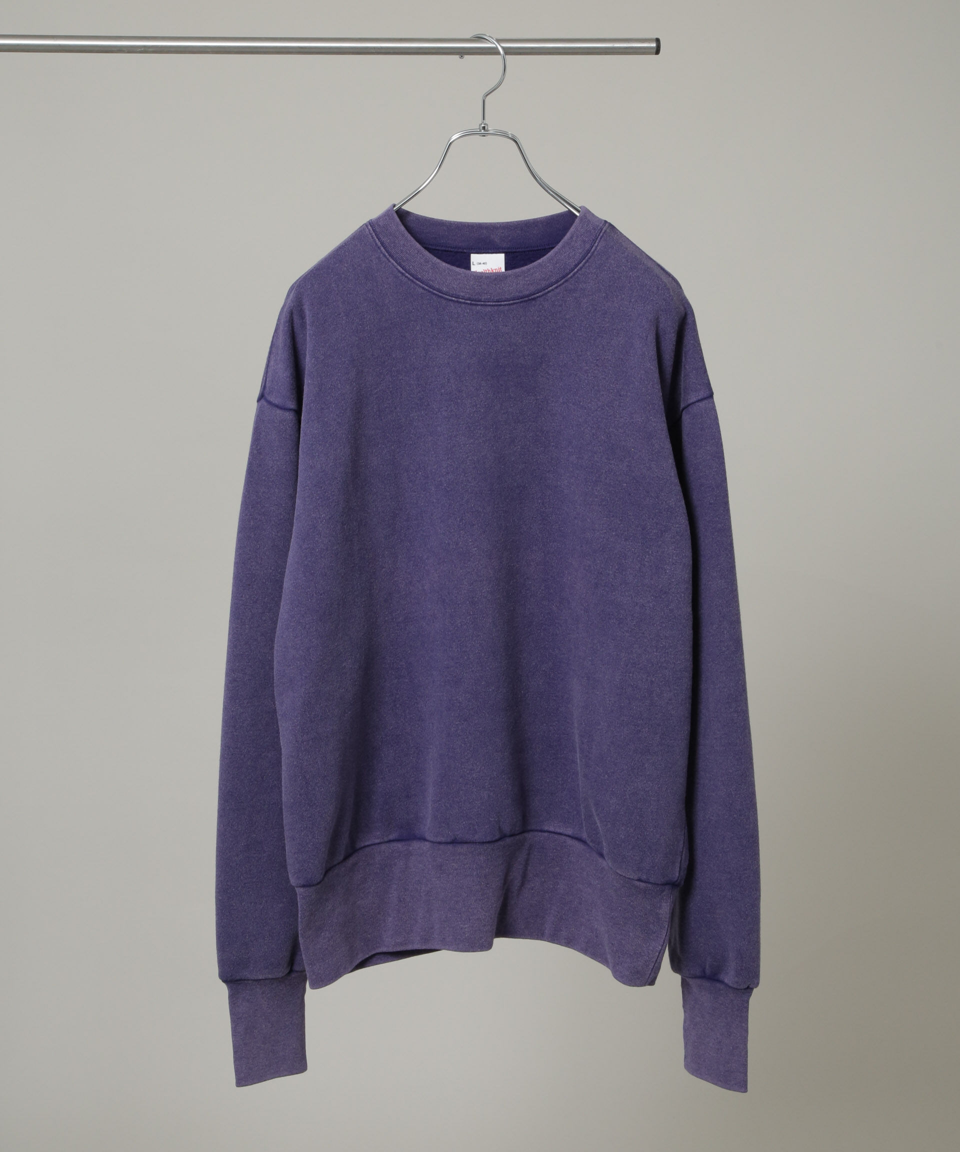nano･universe「Healthknit/別注 Pigment Classic Sweat」|Tシャツ・カットソー|ネイビー