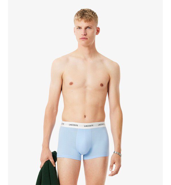 LACOSTE「エッセンシャルトランクボクサーショーツグラデーション3色セット / ボクサーパンツ」|インナー|