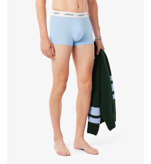 LACOSTE「エッセンシャルトランクボクサーショーツグラデーション3色セット / ボクサーパンツ」|インナー|