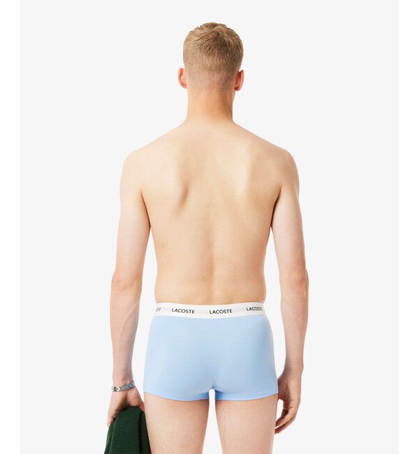 LACOSTE「エッセンシャルトランクボクサーショーツグラデーション3色セット / ボクサーパンツ」|インナー|