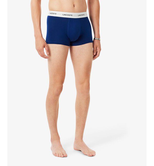 LACOSTE「エッセンシャルトランクボクサーショーツグラデーション3色セット / ボクサーパンツ」|インナー|
