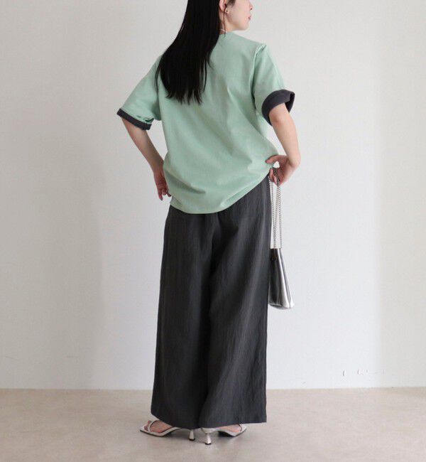 fredy emue「【GEVACO/ゲバコ】別注レディースヘンリーネックTシャツ」|Tシャツ・カットソー|