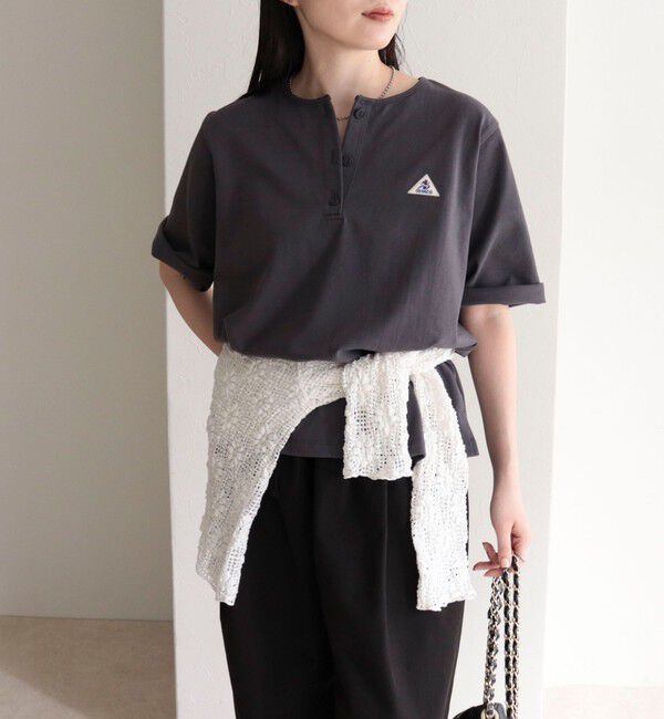 fredy emue「【GEVACO/ゲバコ】別注レディースヘンリーネックTシャツ」|Tシャツ・カットソー|
