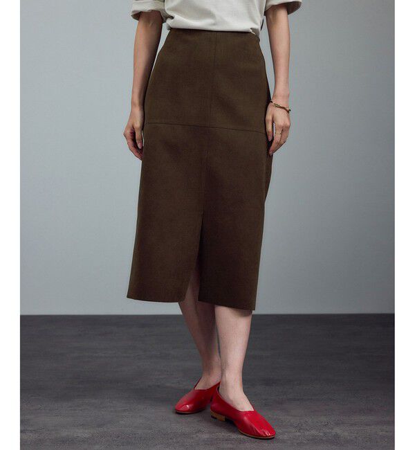 SALON adam et rope'「Ultrasuede(R)スエードスカート / セットアップ対応」|スカート|