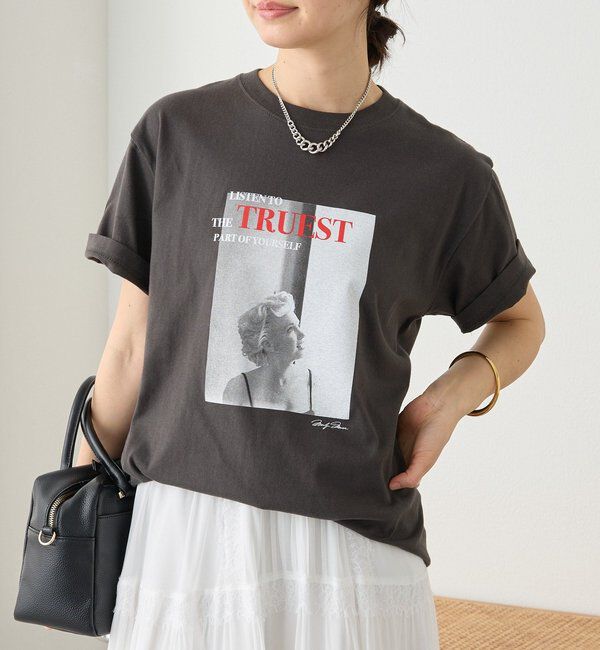  「【目を惹く大人のフォトTee】MarilynフォトTee」|Tシャツ・カットソー|