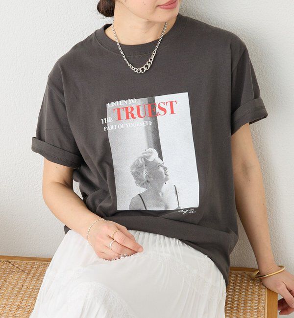 「【目を惹く大人のフォトTee】MarilynフォトTee」|Tシャツ・カットソー|