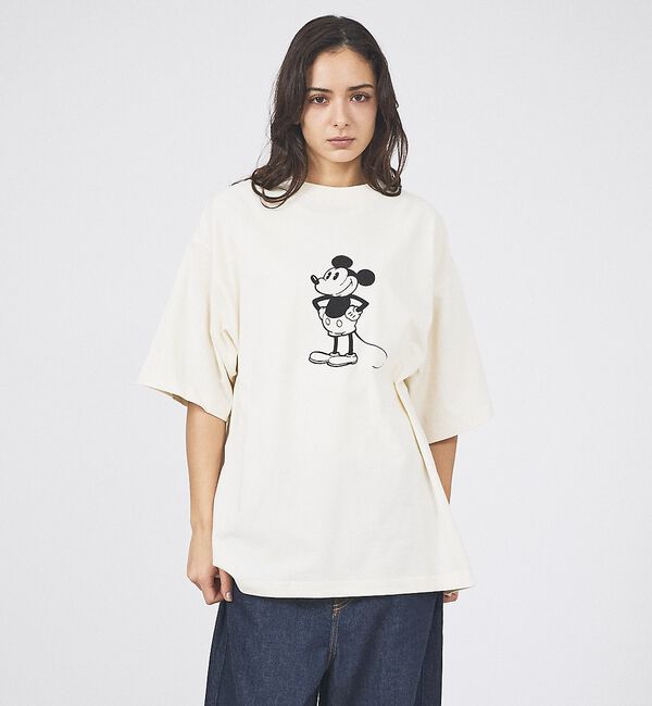 ABAHOUSE「【DISCUS ATHLETIC / ディスカス】Disney / ミッキープリ」|Tシャツ・カットソー|ホワイト系その他1
