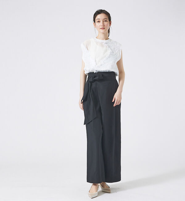 qualite「boussole&times;qualite カットフリンジニット」|ニット・セーター|