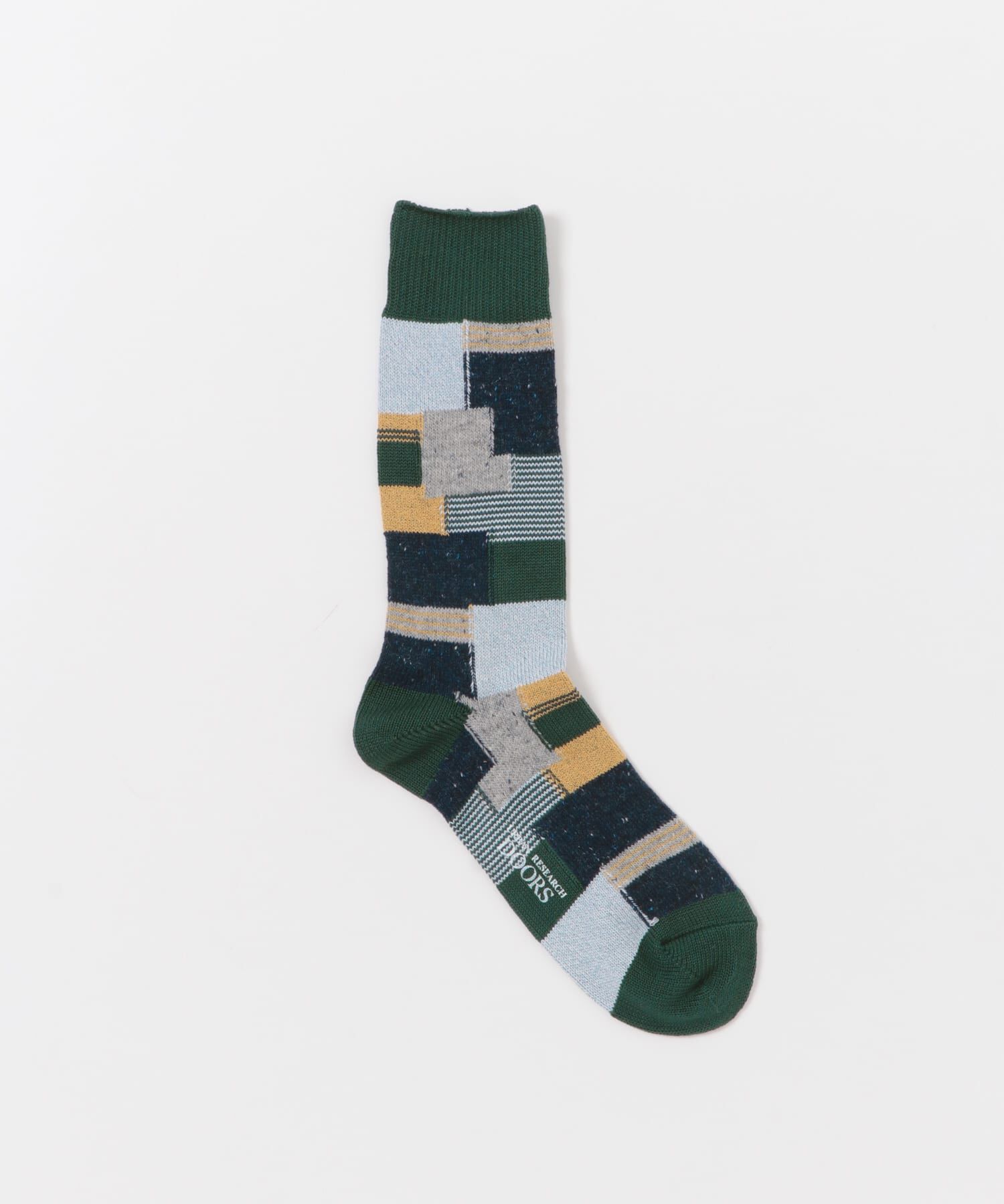 URBAN RESEARCH DOORS「『別注』Anonymous Ism&times;DOORS　パッチワーククルー」|ソックス|