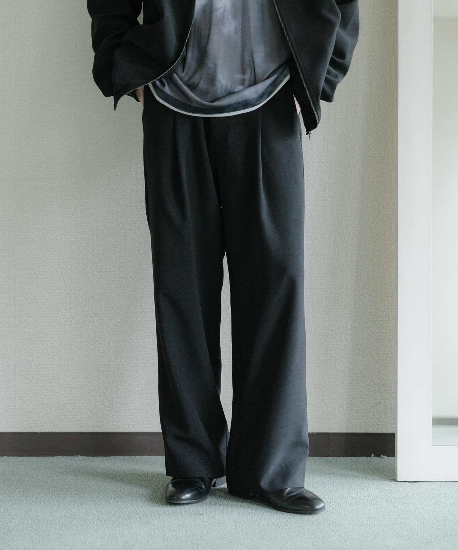 SENSE OF PLACE by URBAN RESEARCH「『UR TECH DRYLUXE』リネンライクワイドパンツ」|その他|